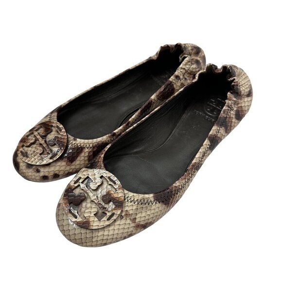 Tory Burch Shoes - Tory Burch Snakeskin Pattern Flats